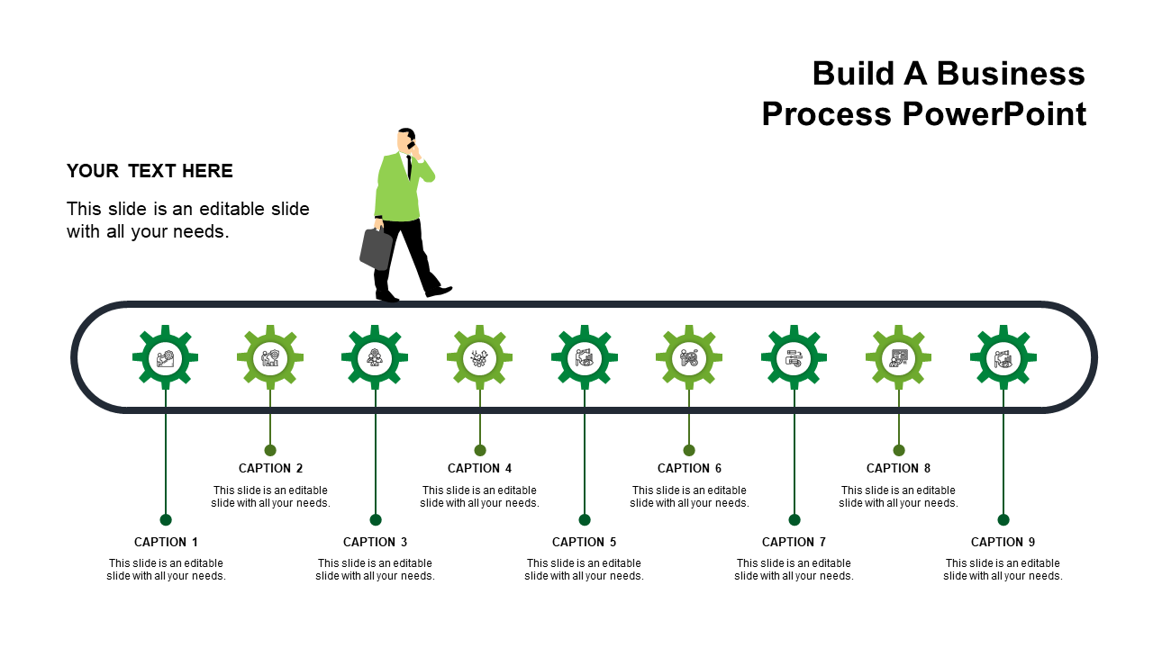 business process powerpoint-green-9